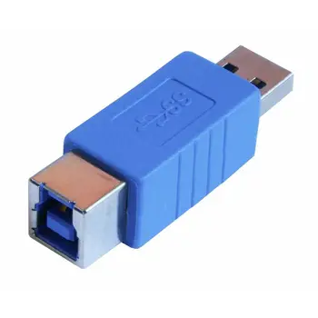 USB 3.0 Type A Male 3,0 B Tipo Moterų Konverteris Adapteris