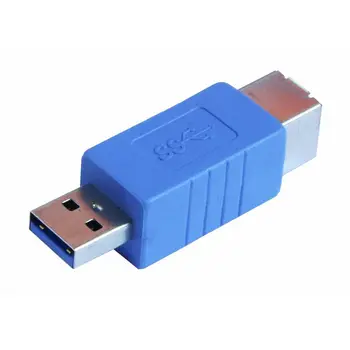 USB 3.0 Type A Male 3,0 B Tipo Moterų Konverteris Adapteris
