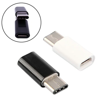USB 3.1 C Tipo Male Micro USB Moterų Adapteris Keitiklis Jungtis Duomenų Adapteris