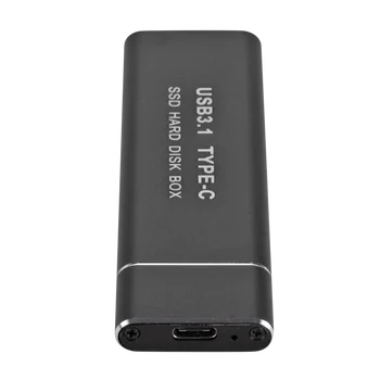 USB 3.1-M. 2 NGFF SSD Mobiliojo Standžiojo Disko Dėžutė C Tipo Adapterio Kortelės Išorės Talpyklos Atveju m2 SATA SSD 2230/2242/2260/2280