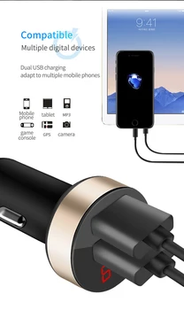 USB Automobilinis Įkroviklis iPhone 