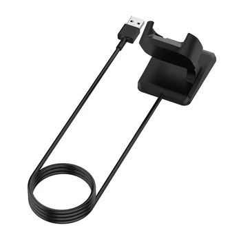 USB Greitas Įkroviklis Įkrovimo Dokas Lengvas Įkrovimas Lauko Prekybos Priedai Bazę, Fitbit Versa 2 Smart Žiūrėti