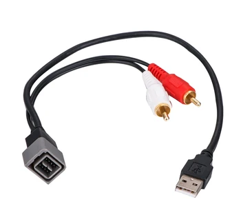 USB-NI1 OEM Radijo 8 Pin sąsaja USB Prievado Įvesties Saugojimo Kabelis Nissan Automobilių Garso Pakeitimo