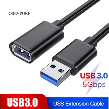 USB prailginimo Kabelis USB 3.0 Kabelio ilgintuvas už Nešiojamojo KOMPIUTERIO Klaviatūra TV PS4 Xbo Vienas VSD USB3.0 Extender 