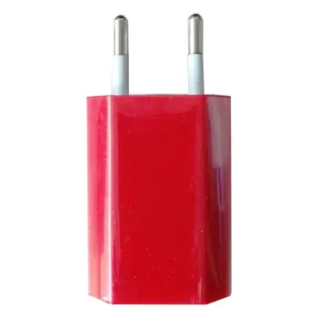 USB Sieninis Įkroviklis Įkroviklio Adapteris 5V 1A Vieną USB lizdą Greito Įkroviklio Lizdas 