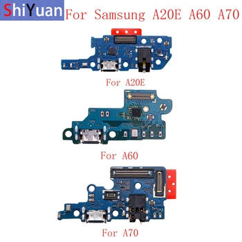 USB Įkrovimo Dokas Port Jungtis Valdybos Flex Kabelis Samsung A20E A202F A60 A606F A70 A705FN Pakeitimo Dalis
