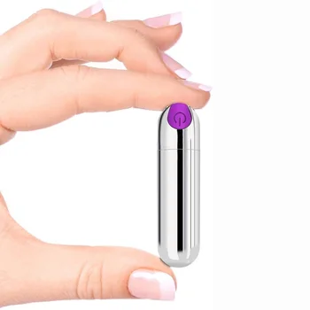 USB Įkrovimo Galingas Mini Vibratorius Kulka 10 Greičio G-spot Antgalis Klitorio Stimuliatorius viso Kūno Wand Massager Sekso Žaislai Moterims