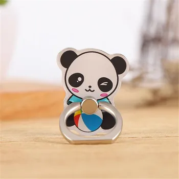 Uv spinduliuotė Animacinių filmų Piršto Žiedą Išmaniojo telefono Stovas Laikiklis Mobilus Telefonas Cute Panda Turėtojas Stovėti 