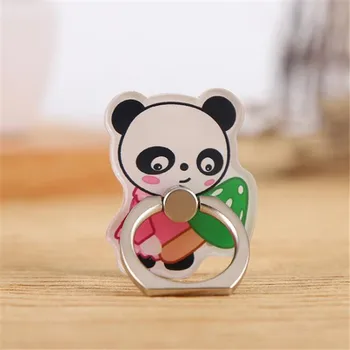 Uv spinduliuotė Animacinių filmų Piršto Žiedą Išmaniojo telefono Stovas Laikiklis Mobilus Telefonas Cute Panda Turėtojas Stovėti 