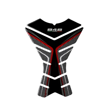 Už Ducati 848 EVO Motociklo Degalų Bako Trinkelėmis Raštas 3D Dervos Raštas