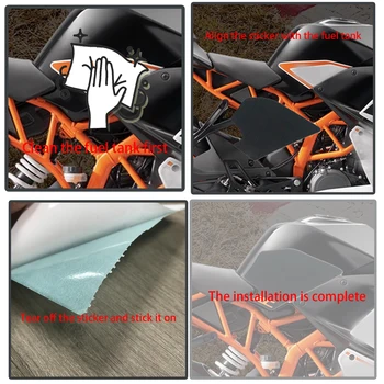 Už KTM 390RC RC390 RC 390 2021 Naujas Motociklo Apdailos Apsaugos Lipdukas Guma Non-Slip Kuro Bako Trinkelėmis Saugotojas Lipdukus