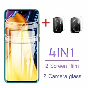 Už poco m3 pro hidrogelio filmas xiaomi poco m3 m 3 pro 5g x3 nfc objektyvas screen protector pocophone poko m3pro 6.5 colių stiklo plėvelės