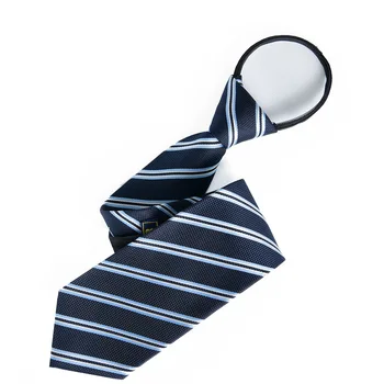 Užtrauktukas kaklaraištis vyrų tingus 8CM dryžuotas kaklaraištis didmeninė elementus verslo