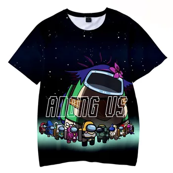 Vaikai marškinėliai 3D Berniukų, Mergaičių Tarpe Spausdinti 2021 M. Vasaros marškinėliai Drabužių Vaikams, Cartoon Drabužius Atsitiktinis Viršūnes Tees Grafinis T-shirt