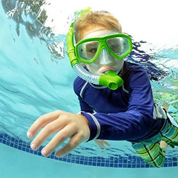 Vaikai Nardymo atsparus smūgiams, Anti-rūko Plaukimo Akiniai PVC Aukštos Kokybės 4 Spalvų Povandeninio Nardymo Reikmenys, Nustatyti Vandens Sportas
