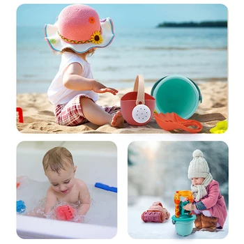 Vaikai Paplūdimio Žaislai 19 Vnt. Rinkinys Kūdikių Vasaros Kasti Smėlio Įrankis su Kibiras Vandens Žaidimo Lauko Žaislų Rinkinys Smėlio Berniukų, Mergaičių