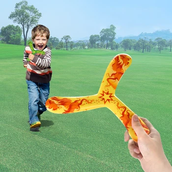 Vaikų Lauko Žaislai, Laisvalaikio Sporto Trefoil Boomerang Vaikų Mesti Žaislai Boomerang Vaikų PU Smiginis