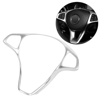 Vairas Mygtuką Dangčio Rėmo Apdaila Mercedes-Benz Vito W447 Silver Chrome ABS-2017 Automobilio Interjero Aksesuaras