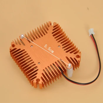Vaizdo plokštės radiatoriaus atstumas tarp skylių 55mm 5,5 cm mažas radiatorius grafika ventiliatorius kompiuteriui 12V itin tylus ventiliatorius
