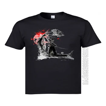 Vasaros Japonų Samurajus pėstininkas su kardu T-shirt 3D Spausdinimo T-shirt Vyrai Negabaritinių marškinėliai Sportiniai Marškinėliai Atsitiktinis trumparankoviai Streetwea