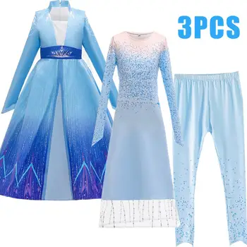 Vasaros Mėlyna Krikštas Kalėdų Princesė Dress Krikšto Vaikas Suknelė Mergina Šalis Vestuvių Suknelė, Helovyno Cosplay Apranga Vestidos