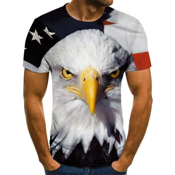 Vasaros vyriški marškinėliai trumpomis Rankovėmis T-shirt vyriški O-kaklo Viršų 3D Spausdinimo T-shirt