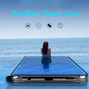 Veidrodis, Flip Case For Samsung Galaxy A50 A52 A72 A32 A51 A21s A71 A40 A70 A31 A20e A12 20 Pastaba S21 Ultra S20 FE S8 S10 Plius Padengti