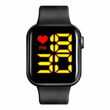 Verslo Vyrų Žiūrėti LED Skaitmeninio Sporto Žiūrėti Vyrams Kariuomenės Karinių Silikono Žiūrėti Elektroninis Laikrodis Reloj Hombre Moterų Laikrodžiai NAUJAS