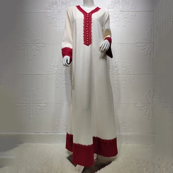 Vidurio Kaftan Bohemijos Abaja Dubajus Turkijos Musulmonų Hijab Suknelė Elegantiška Kimono Pakistano Suknelė Dashiki Suknelės Europos Drabužių