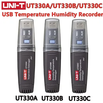 VIENETAS USB duomenų registravimo įrenginys UT330A UT330B UT330C 60000 didelės talpos Automatinis saugojimo USB duomenų perdavimas
