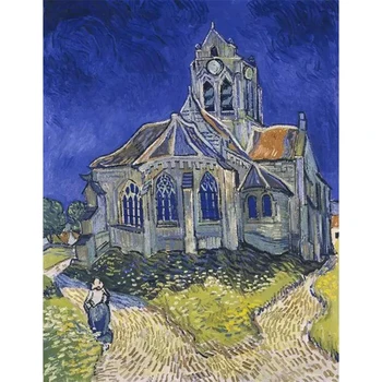 Vincent Van Gogh kūriniai,Diamond Tapybos Kryželiu 5D Diamond Siuvinėjimo Cirkonio Paveikslų Rinkiniai Namų Dekoro WG1968