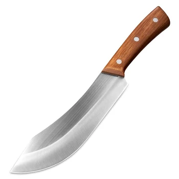 Virtuvės specialus mėsininkas-cutlass peilis virėjo skulptūra mėsos skinti peilis, kapojimo vištienos ir antienos pjaustymo dvigubai virtuvės peilis