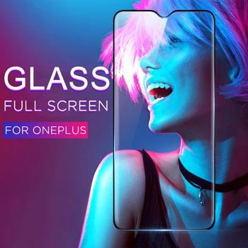 Visiškai Padengti Grūdinto Stiklo Oneplus 7 Pro 7 Screen Protector For Oneplus 7 6t 6 5t 5 Oneplus7 Vienas Plius 7 1+7 Stiklo Plėvelės