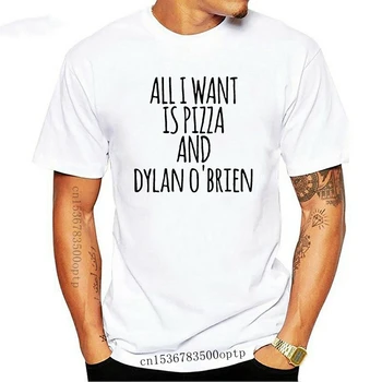 Viską, ką nori, yra Picos ir Dylan Obrien marškinėliai medvilnė Juoda Balta UNISEX medvilnės, marškinėliai, topai didmeninė tee