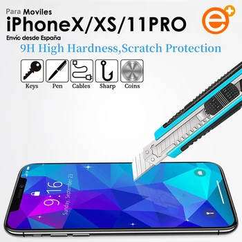 Visą Grūdintas Stiklas Screen Protector, iPhone X XS 11 Pro saugaus stiklo apsauga Išmanųjį telefoną