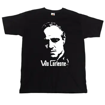Vito Corleone Krikštatėvis Marlonas Brando Veido Der Pate T-Shirt 2019 Vyrų Mados Dizaino Nemokamas Pristatymas Vasarą Kietas Tees
