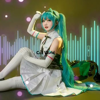 Vocaloid Miku Simfoninis Vienodas Viršūnes Suknelė Przybornik Anime Cosplay Kostiumai