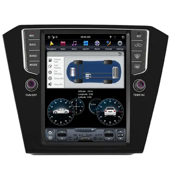 Volkswagen Magotan 2013-2017 Tesla Ekranas Android Px6 Automobilio Multimedijos Grotuvas Stereo Carplay GPS Navigacijos Galvos Vienetas DVD