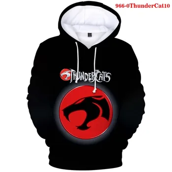 Vyrai Hoodies Palaidinukė mergaitėms Juokinga Thundercats 3D Atspausdintas Atsitiktinis Hoodies Streatwear ThunderCat Harajuku Hoodie Plius Dydis