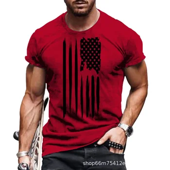 Vyrai T-Shirt Vasaros 2021Funny 3D Skaitmeninis Spausdinimas Mens Patogiai Trumpas Rankovės O Kaklo Mados Madinga Mens Atsitiktinis Marškinėliai