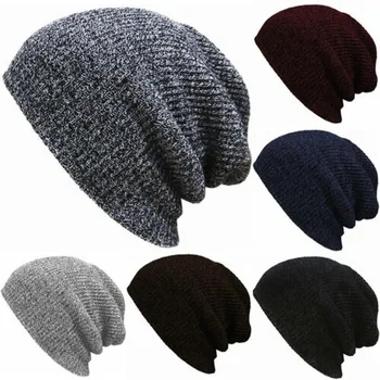 Vyrai Unisex Slidinėjimo Kumpinti Beanie Skrybėlių Žiemą Šiltas Riedlentės Beenie Prarasti Kepurės Naujas