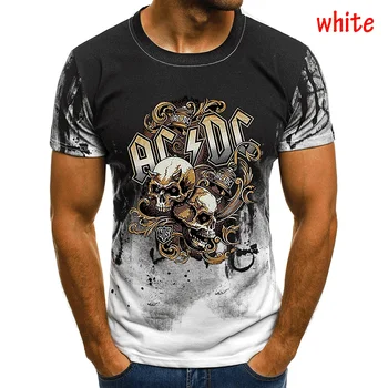 Vyrams trumpomis Rankovėmis T-Shirt Prekės Plus Size Hip-Hop ' o T-Shirt Vyrai Metalo, Roko Grupė 3D Spausdinimo Black T-Shirt 2021 Ledo T-Shirt 130-6xl