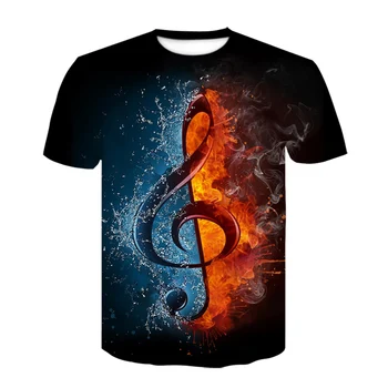 Vyrams trumpomis Rankovėmis T-Shirt Prekės Plus Size Hip-Hop ' o T-Shirt Vyrai Metalo, Roko Grupė 3D Spausdinimo Black T-Shirt 2021 Ledo T-Shirt 130-6xl
