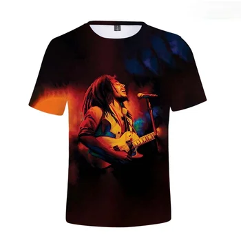 Vyriški T-shirt, Bob Marley Rock, Hip-Hop Marškinėliai Vyrams Vyrų Vasaros Plius Dydis Streetwear Atsitiktinis O-Kaklo Reggae Žvaigždė Bobas Marley T-Shirt