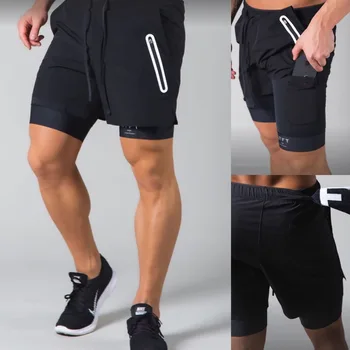 Vyriški šortai vasaros vyriškų drabužių elastinga juosmens sporto šortai vyrams kišenę atsitiktinis šortai, bėgimas, sporto salė vyrams