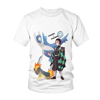 Vyrų marškinėliai Demon Slayer 3d Spausdinimo Vyrai Moterys Mados Anime T marškinėliai Topai Vaikai, Berniukas ir Mergaitė, Hip-Hop Teeshirts Camiseta Vyrų Drabužiai.