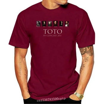 Vyrų marškinėliai Toto Juostoje, Visi Nariai Plakatas Koncertas Tshirts s funny t-shirt suvenyrinius marškinėlius moterims