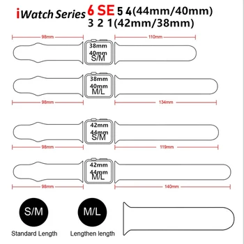 Watchband Apple Watch band 44mm 40mm serijos 6 SE 5 4 3 iWatch JUOSTA 42mm 38mm Sporto Slicone diržo apyrankė 