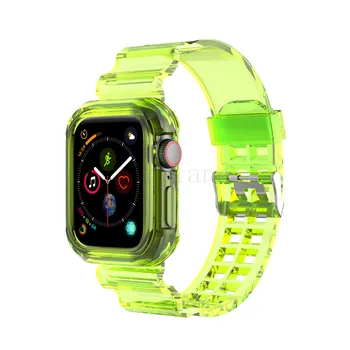 WatchStrap Apple Žiūrėti juosta 38mm 42mm 44mm 40mm juostos Sporto Silikoninė Apyrankė Iwatch Serijos 6 5 4 3 2 1 SE Apyrankė diržas