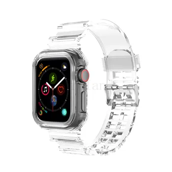 WatchStrap Apple Žiūrėti juosta 38mm 42mm 44mm 40mm juostos Sporto Silikoninė Apyrankė Iwatch Serijos 6 5 4 3 2 1 SE Apyrankė diržas